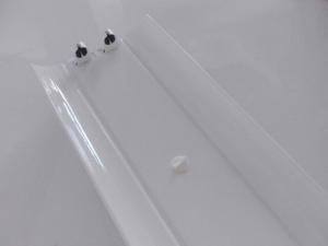 T5 Fixture with cover for two tubes